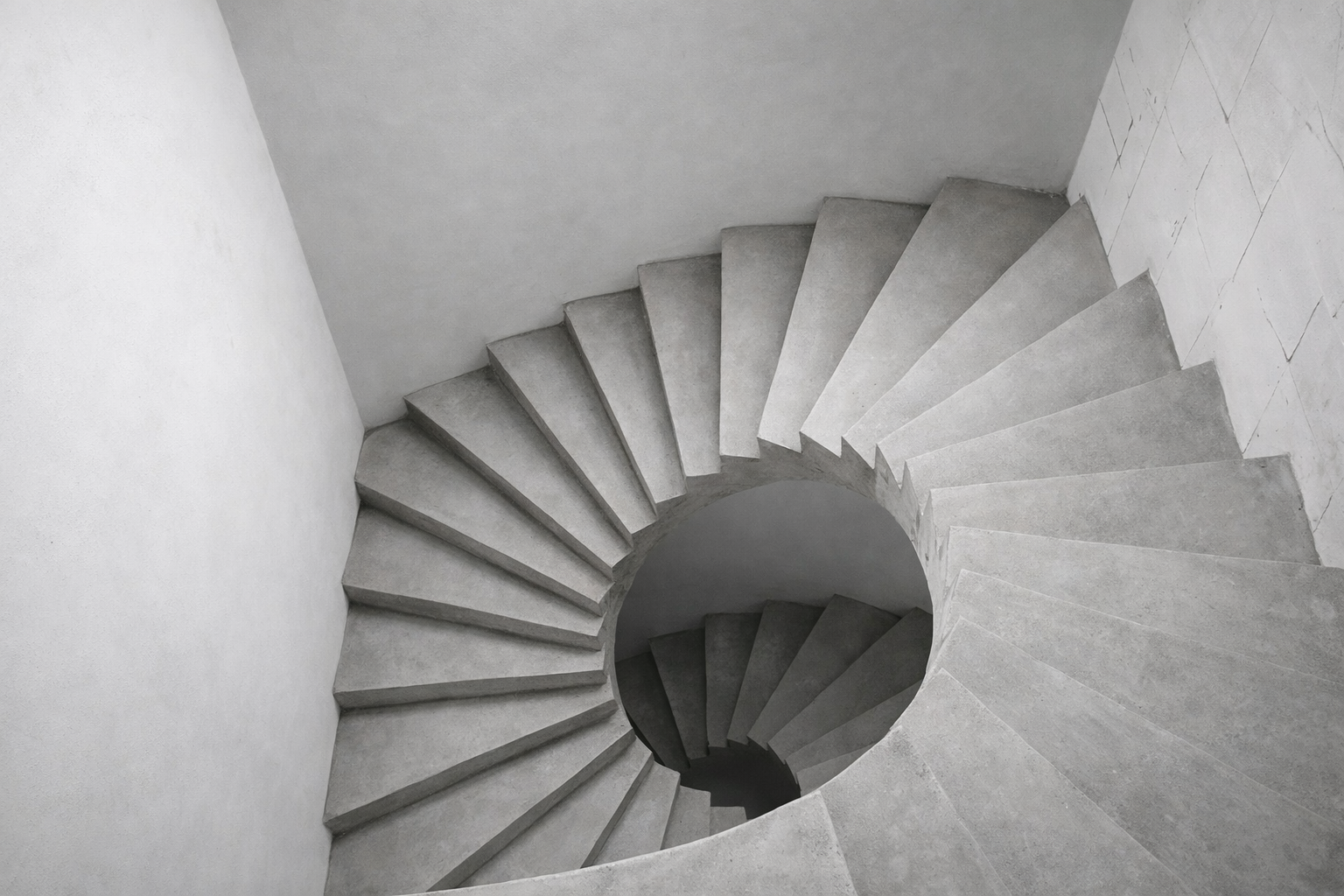 Г-образная лестница с точной геометрией поворота